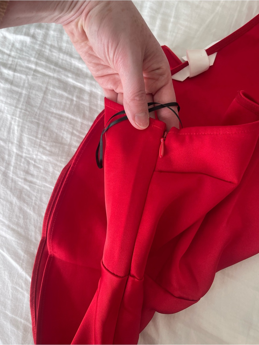 H&M BOW-DETAIL ONE-SHOULDER TOP - Picture 7 of 7